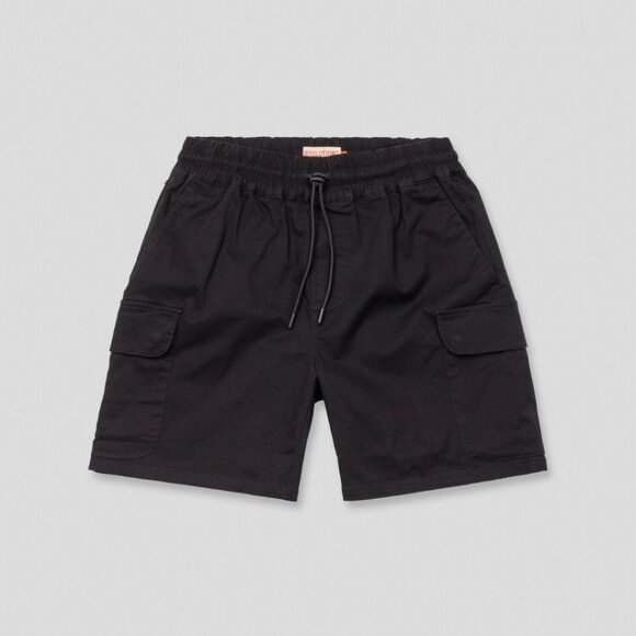 BNWT Revolution of 1995 - Men's Black Organic Cotton Cargo Shorts - Picture 1 of 7